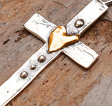 CrossHeart Necklace: 2 options