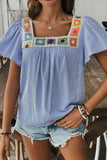 Stripe Boho Blouse
