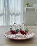 Flower Hoop Earrings