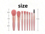Pink Macaron Makeup brushes