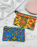 Vibrant Floral Zipper Pouch - Multi-Purpose