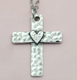 CrossHeart Necklace: 2 options