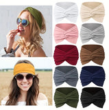 Bohemian Style Extra Wide Turban Hair Bands: several colors to chose from