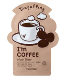 TONYMOLY: I am a coffee sheet mask