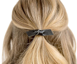 Black Bow Hair Tie