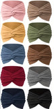 Bohemian Style Extra Wide Turban Hair Bands: several colors to chose from