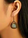 Colorful Water Drop Earrings