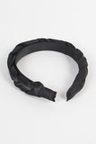 Braided Headband In Black
