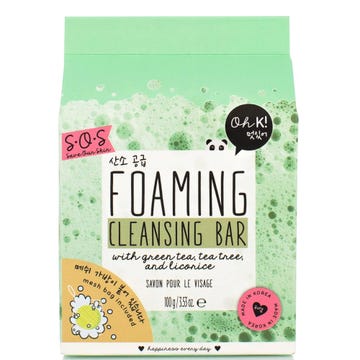 Oh K! Green Tea and Tea Tree Foaming Cleansing Bar