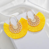 Fan Tassel Earrings