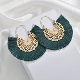 Fan Tassel Earrings